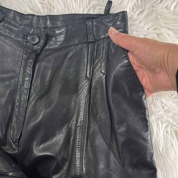 PIA RUCCI LEATHER PANTS SIZE 6 - Picture 6 of 9